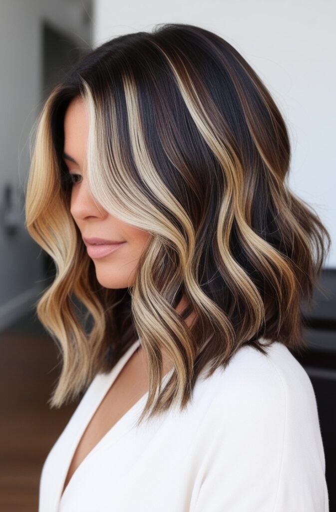 Caramel Blonde Highlights